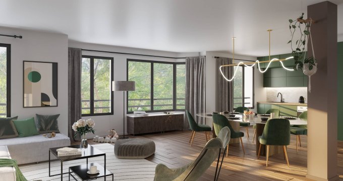 Achat / Vente appartement neuf Paris 12 à proximité du Tram et Metro Portes de Charenton (75012) - Réf. 8419