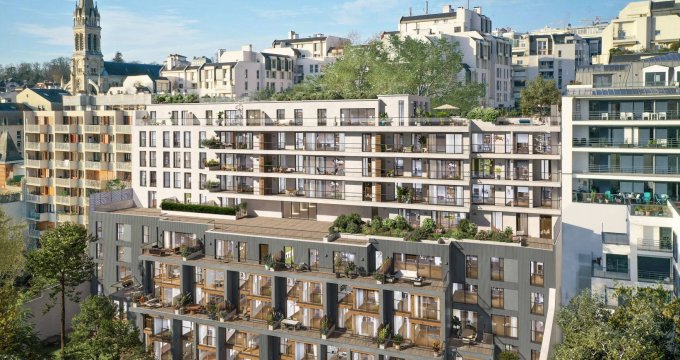 Achat / Vente appartement neuf Saint-Cloud à 3 minutes à pied du tram T2 (92210) - Réf. 8456