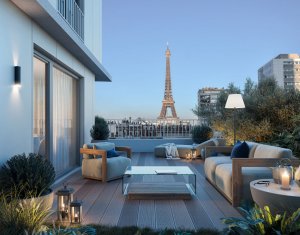 Achat / Vente appartement neuf Paris 15 proche métro Bir-Hakeim (75015) - Réf. 7442