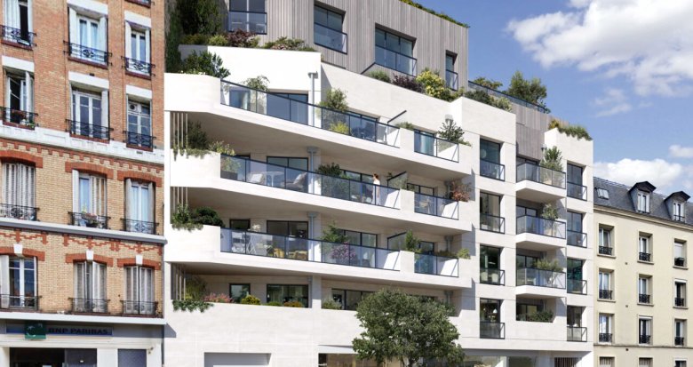 Achat / Vente appartement neuf Asnières-sur-Seine à 750m du métro 13 Les Agnettes (92600) - Réf. 8683