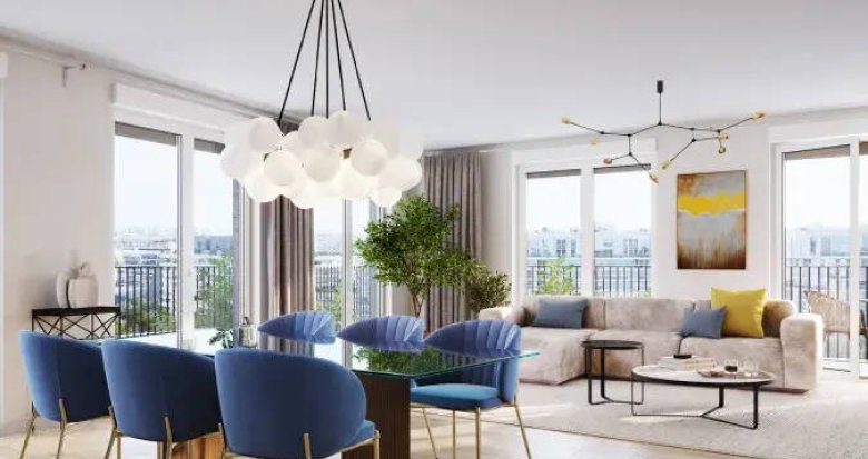 Achat / Vente appartement neuf Boulogne-Billancourt éco-quartier Rives de Seine (92100) - Réf. 13836