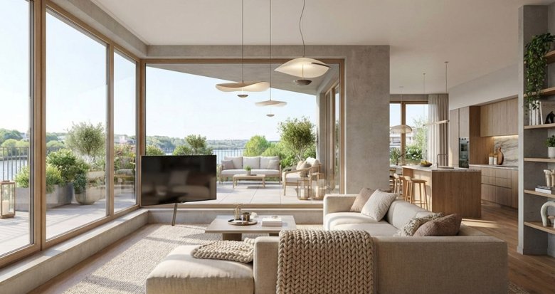Achat / Vente appartement neuf Boulogne-Billancourt en bord de Seine (92100) - Réf. 13874