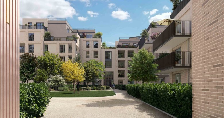 Achat / Vente appartement neuf Garches vue sur l'hippodrome de Saint-Cloud (92380) - Réf. 7634
