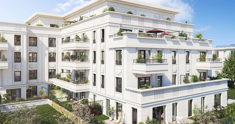 Achat / Vente appartement neuf Le Plessis Robinson Cité-Jardin à 14 min à pied du RER B (92350) - Réf. 13548