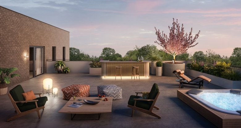 Achat / Vente appartement neuf Rueil-Malmaison au coeur du quartier Richelieu-Châtaigneraie (92500) - Réf. 6350