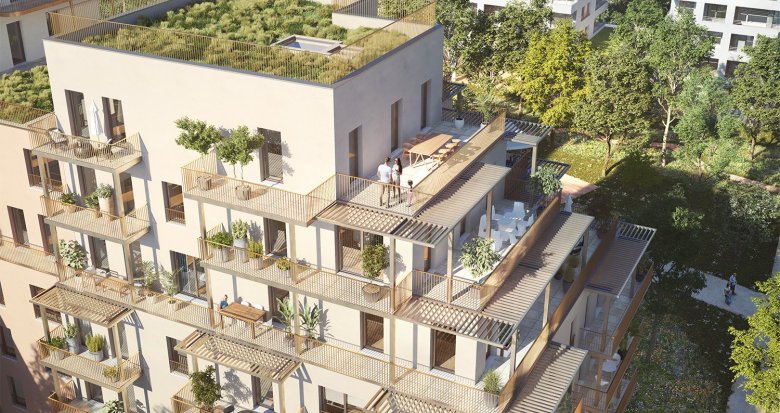 Achat / Vente appartement neuf Rueil-Malmaison avec vues sur le Parc Jacques Chirac (92500) - Réf. 7895