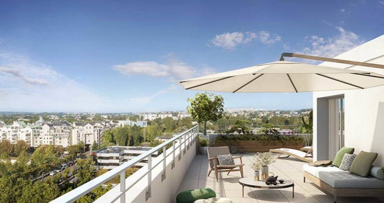 Achat / Vente appartement neuf Rueil-Malmaison face au parc et à deux pas des bords de Seine (92500) - Réf. 4261