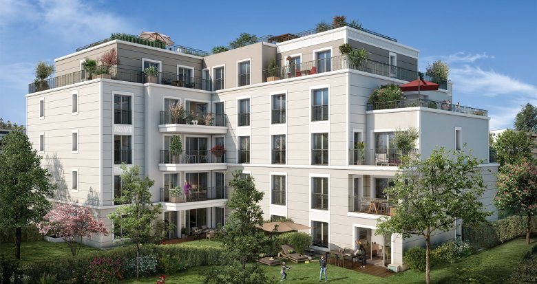 Achat / Vente appartement neuf Saint-Cloud quartier Montretout à 10 min de la ligne L (92210) - Réf. 8299