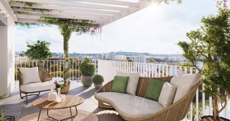 Achat / Vente appartement neuf Villeneuve-la-Garenne au pied d’une place commerçante (92390) - Réf. 8849