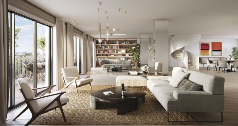 Achat / Vente appartement neuf Neuilly-sur-Seine à 12 min à pied du métro 3 (92200) - Réf. 13095