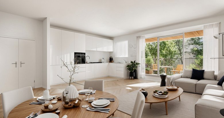 Achat / Vente appartement neuf Suresnes à proximité immédiate du tramway T2 (92150) - Réf. 13079